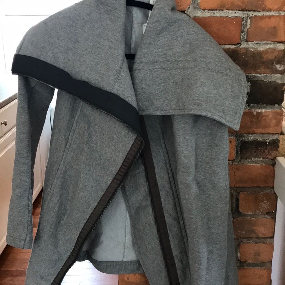 Lululemon gray yoga jacket
